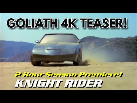 NBC's Knight Rider "Goliath" Teaser Remastered to 4K!