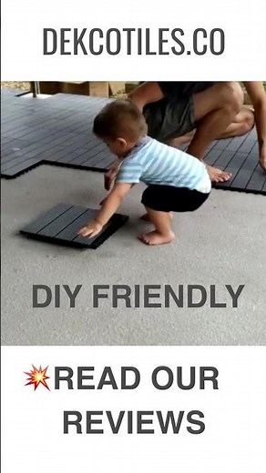 NEW to USA // Transform Your Outdoor Space in Minutes!! DECKO Deck Tiles #shorts