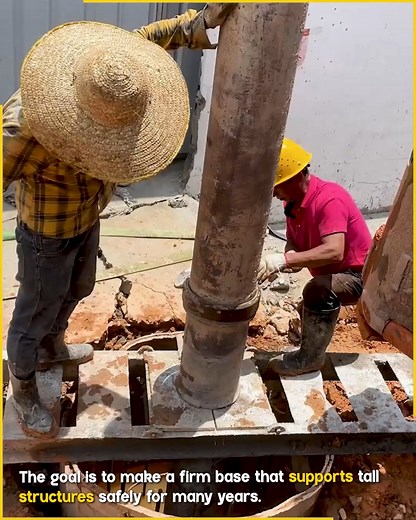 38K views · 160 reactions | Soil Drilling Process For Firm Support. #GroundDrilling #FoundationWork | Fun club | Facebook
