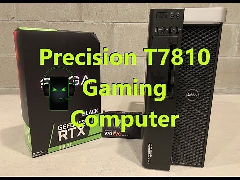 Precision T7810 Gaming Computer (RTX 2080 Ti, NVMe.2, Liquid Cool CPU)