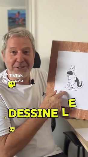 Tutoriel dessin facile pour un Berger Allemand