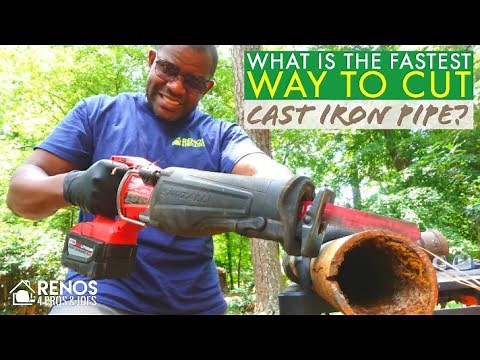 Fastest Way to Cut Cast Iron Pipe