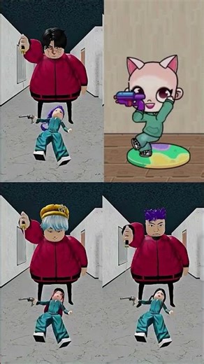 Roblox Nyan Cat x Saja boys troll K-pop Demon hunters ✨#like #subscribe #pazu #avatarworld #huntrix