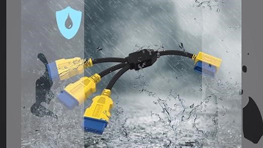 Updated Anti-Tear obd2 Splitter 1 to 2 Cord odb2 Extension
