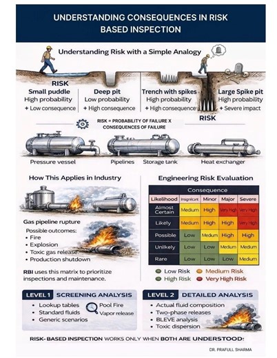 Risk-Based Inspection: Consequence of Failure Analysis | Hacı Caglar posted on the topic | LinkedIn