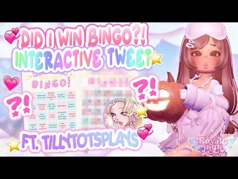 💗ALERT💕 WILL I GET BINGO ON THIS 💌INTERACTIVE TWEET😱 | Royale High