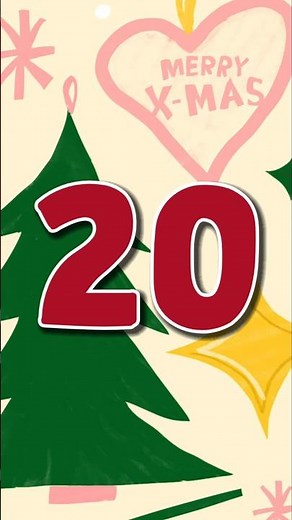 🎅 Christmas Countdown 🎄 20 Seconds Timer With Sound Effect | ⏰ 20 Second Timer ☃️ #short #shorts