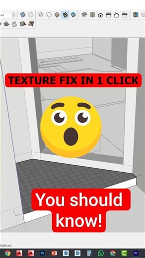 Texture fix sketchup #shorts #fypシ #trendingshorts