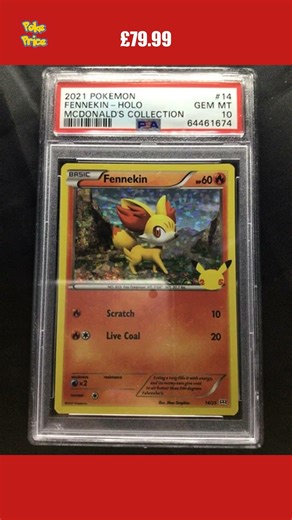 😳 Fennekin SOLD £79.99 on eBay UK! 🚀 #pokemoncards