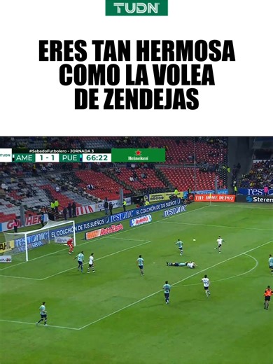 994K views · 10K reactions | Este gol es una obra de arte 朗朗朗 礪 América vs Puebla   SÁBADO  9PM  Canal 5 | TUDN MEX | Facebook