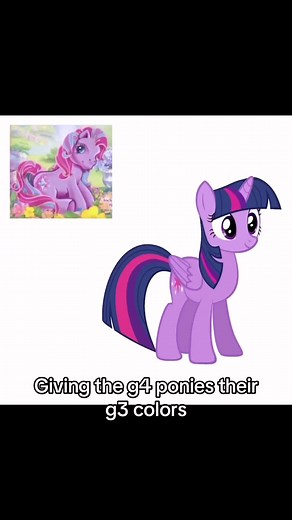 Transforming G4 Ponies to G3 Colors with Spike
