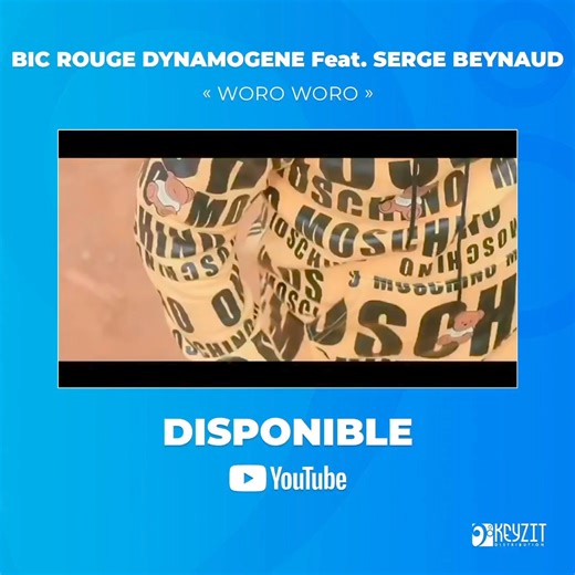 Découvre le clip "Wôrô wôrô" de Bic rouge Dynamogene -01 Feat Serge Beynaud toujours disponible sur sa chaîne YouTube ! 📹 https://youtu.be/mjaaeYsXEyM?si=ObZrehNb9JtLHLuH Distribue ta musique avec KEYZIT ! #KeyzitDistribution | KEYZIT CÔTE D'IVOIRE