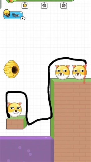 Save the dog from the swarm of bees part 243 #shortvideo #shorts