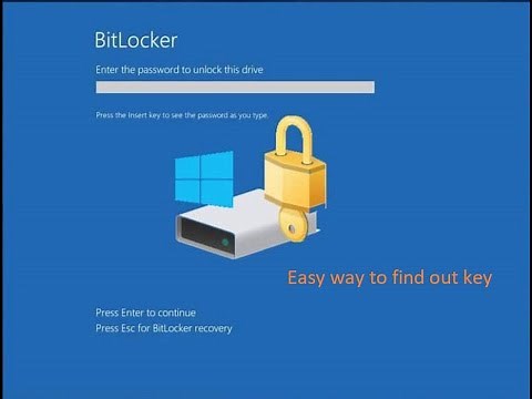Bitlocker | Forgot bitlocker recovery key | How to recover bitlocker key