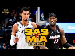 San Antonio Spurs vs Miami Heat Full Game Highlights | Oct 30, 2025 | FreeDawkins