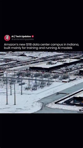 AI / Tech Updates on Instagram: "The facility will consume 2.2 gigawatts of power—enough to supply electricity to nearly one million homes—and around 300 million gallons of water annually, with its primary mission focused on training and operating large-scale AI models. • Follow @ainterestingupdate for more content on AI and technology. #ai #energy #infrastructure #technology #future"