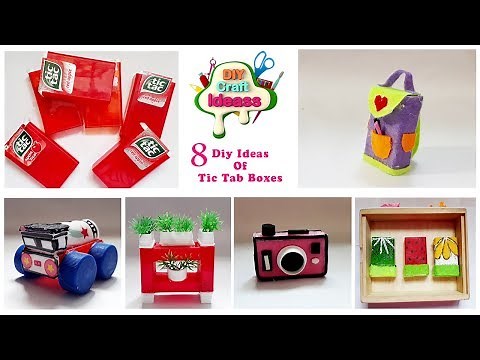 8 DIY Giant And Miniature / tic tac / diy craft ideas