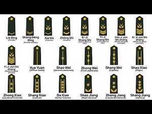 Every Rank in the Chinese Army Explained