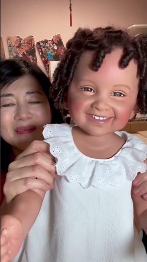 Paradise Galleries Beautiful Baby Alanna, 25" Doll Artist by Ping Lau