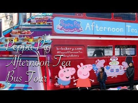 Peppa Pig Afternoon Tea Bus Tour (London England)