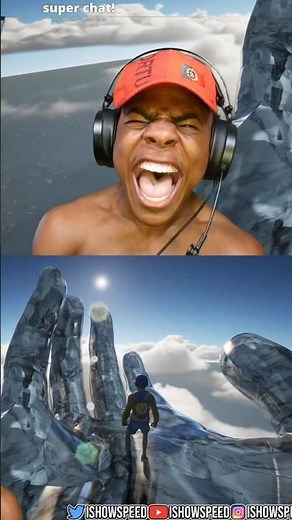 ISHOWSPEED DID IT IN ONLY UP #ishowspeed #speed #gaming #reaction