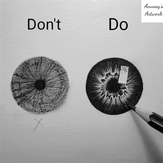 1.3M views · 9.1K reactions | How to draw an eye??樂 #drawing #artwork #reels #artist #teacher #art #eyes | Anunay's Artwork | Facebook