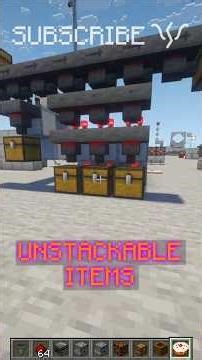 How to REMOVE UNSTACKABLE ITEMS from your ITEM FILTERS! | Redstone with PsiVolt #minecraft #redstone
