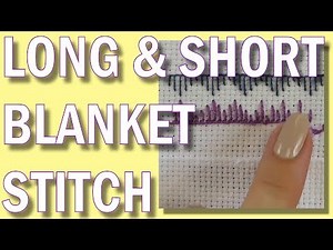 Long and Short Blanket stitch | Hand embroidery for beginnersvideo tutorial