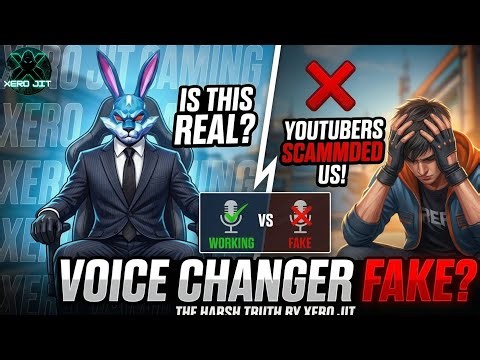 STOP! Voice Changer SCAM Exposed🎙️| How to use Inbuilt Voice Changer in Free Fire #garenafreefire