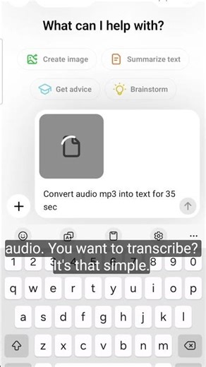 Convert Audio into Text using chatgpt AI. #ai #prompt #chatgpt