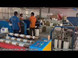 Streamline Packaging Production,Wintech Stretch film&cling film Rewinding Machine,Fullyauto Rewinder