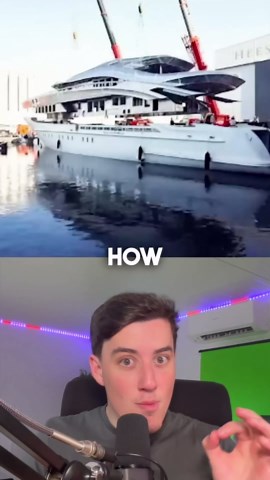 Inside the process of how mega yachts are constructed