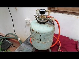 Men's dream. Rust removal. Portable Air Sandblaster using Gas Bottle | DIY