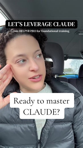 If you’re sick of the overwhelm and confusion with AI … which tools? Which LLM? How do I actually USE AI in my business? How do I get AI to make me money? … I’m a founding member of a fantastic community called HELPYR PRO - we are committed to helping people implement AI skills and make AI and extension of who you are This week we are starting off with Claude training! Grab access to HELPYR linked in my profile 🦾 #makemoneywithAI #LearnAI #aiskills #aieducation #AIForBeginners