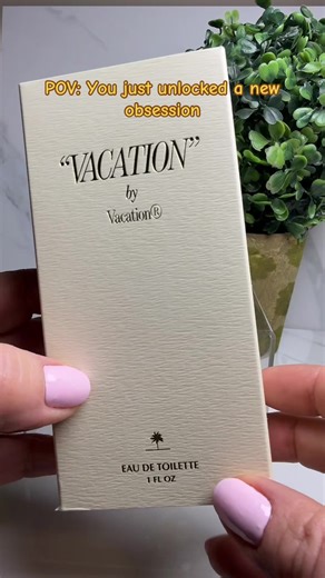 @Vacation Inc. Sunscreen Eau de Toilette. If you like the smell of #vacationsunscreen then you are going to love this. And the bottle is stunning. SCENT PYRAMID: TOP NOTES: Coconut water, Coconut milk, Petitgrain essence, HEART NOTES: Bergamot, Solar Musk, Banana, Pineapple, BASE NOTES: Pool Water, Swimsuit Fabric, Sea Salt. All of these scents together make this the perfect summer fragrance. #toilette #fragrance #summerfragrance #tiktokshopcreatorpicks