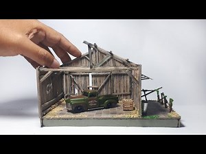 How to Make a Realistic Diorama of an Old Barn