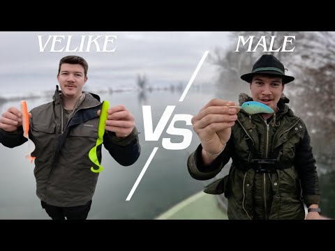 Velike VS Male Vabe za Ščuko | POZIMI ❄️