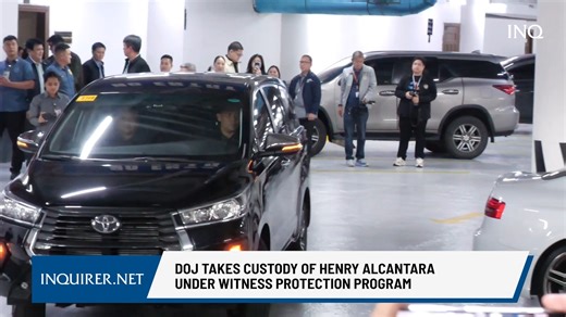 The Senate has turned over custody of dismissed Bulacan 1st District Engineer Henry Alcantara to the Department of Justice (DOJ) under the Witness Protection Program. Read more: https://newsinfo.inquirer.net/2171253/doj-takes-custody-of-henry-alcantara | INQUIRER.net