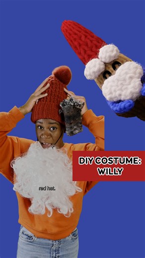 TVOKids on Instagram: "From yarn to yipee! Try the Grampa Willy look: blue shirt + tall red hat + fluffy beard. #TVOkids #WoollyWoolly #TrickOrTreat #DIYCostume #Halloween"