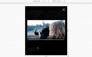 使用 CSS3 和 Javascript 在点击时弹出响应式视频