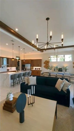 Aesthetic Living & Kitchen Setup | Interior Design Shorts