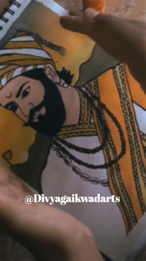Shivaji maharaj drawing transation 🚩#art #viral #trending #youtubeshorts #shorts