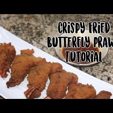 HOW TO PREPARE CRISPY FRIED BUTTERFLY PRAWN || QUICK & EASY STEPS