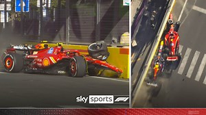 F1 Flashback: Carlos Sainz and Sergio Perez's HUGE collision amid Baku podium battle!