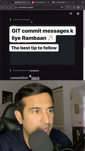 Coding & Tech with Abhishek on Instagram: "Github use krte ho? 🤓 to ye tip follow kro GitHub k commit messages k liye 🥲 . Ye Reel dekhne k baad, you will always have ideas to write good commit messages 🫣 . #webdevelopment #webdeveloper #javascript #javascriptdeveloper #javascripttutorial #github #git #websitedevelopment #websitedeveloper #softwaredeveloper #softwareengineer"