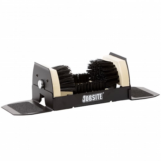 Jobsite Boot Scrubber & Shoe Scraper Brush, Extra Wide