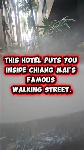 Beautiful hotel inside Chiang Mai's famous walking street. #chiangmai #Thailand