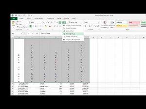 How to Change The Orientation of Cell Data in Microsoft Excel