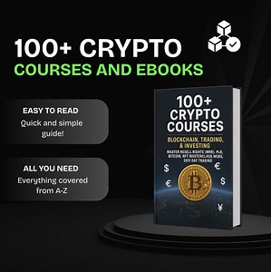 100 Crypto Courses | Blockchain, Trading, & Investing | Master Resell Rights (MRR), PLR, Bitcoin, NFT Masterclass, Web3, Defi, Day Trading - Etsy