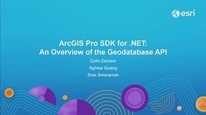 ArcGIS Pro SDK for .NET: an Overview of the Geodatabase API